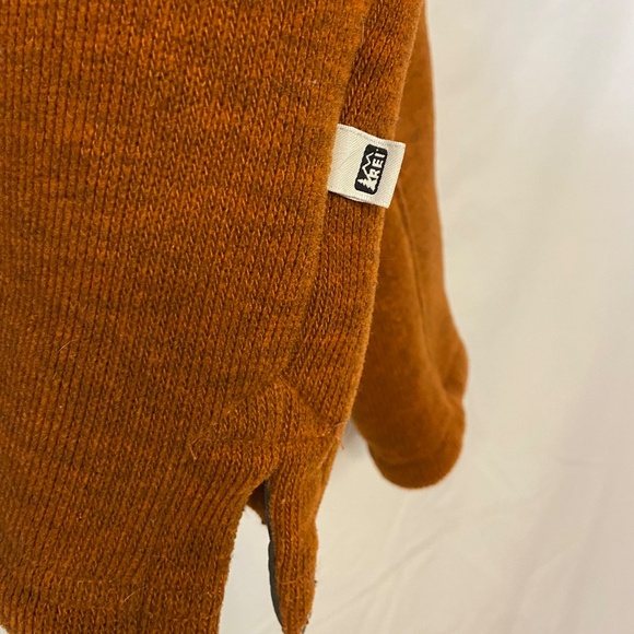 REI Burnt Orange Mens Sweatshirt Size L - Picture 6 of 9